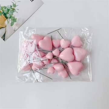 Set decor tort - 20 inimi - Roz