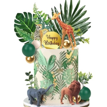 Set pentru ornat torturi - Jungle, 27 piese - T090609