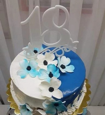 Topper pentru tort cifra 