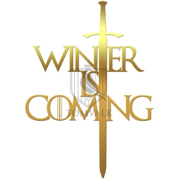 Topper pentru tort "Winter is Coming"