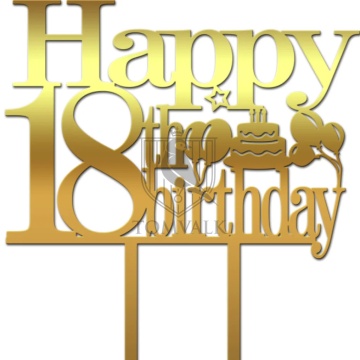 Topper tort "Happy birthday" CkB
