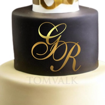 Topper tort nunta personalizat, fara picioruse