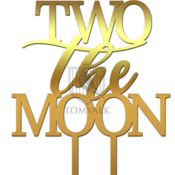Topper tort "Two the moon"