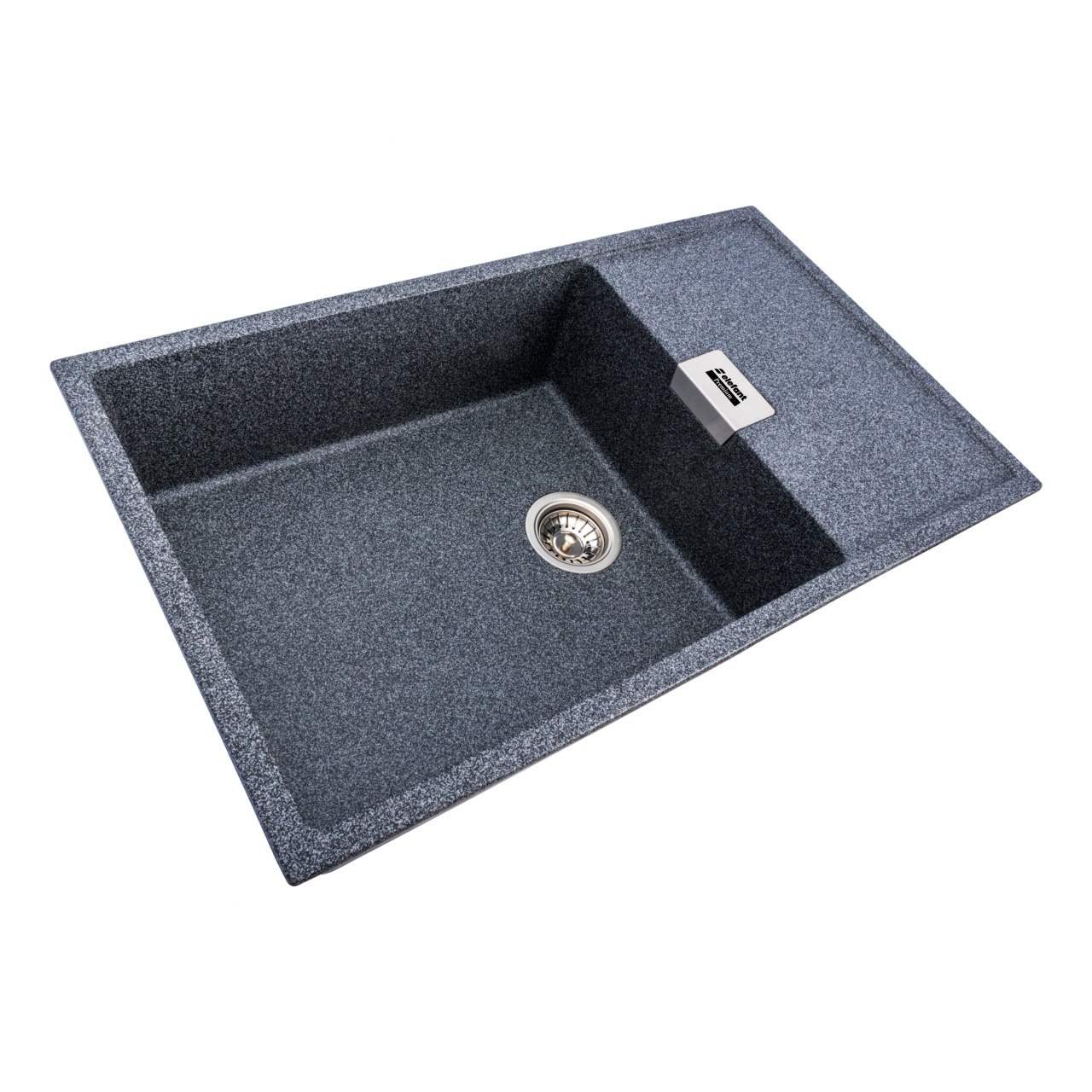 Chiuveta de bucatarie Elefant Premium Diamond Grafit , 856x500 mm - 2 | YEO