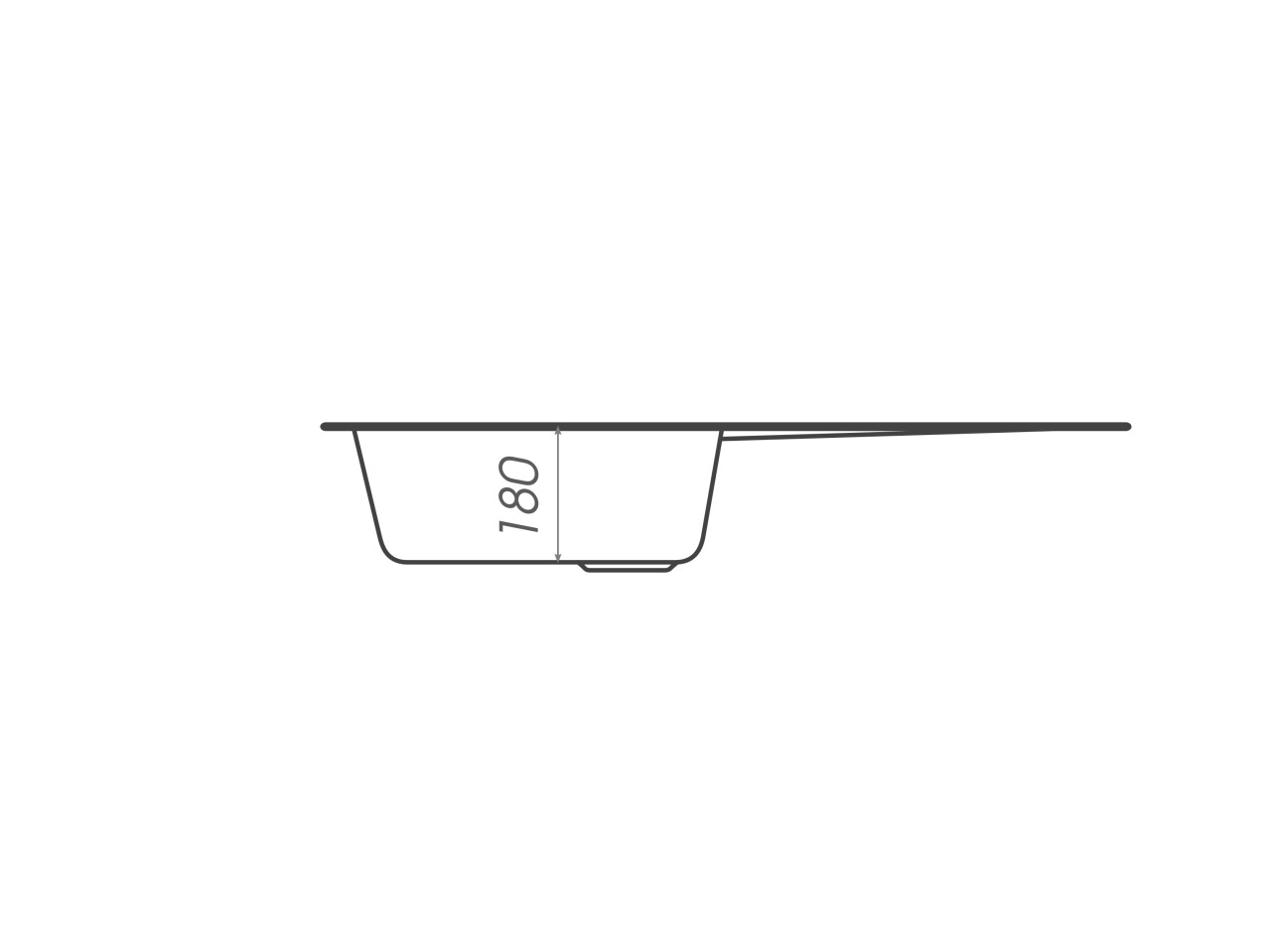 Chiuveta de bucătărie Elefant Premium Troya 7850 , Nisip bej 776x496 mm - 1 | YEO