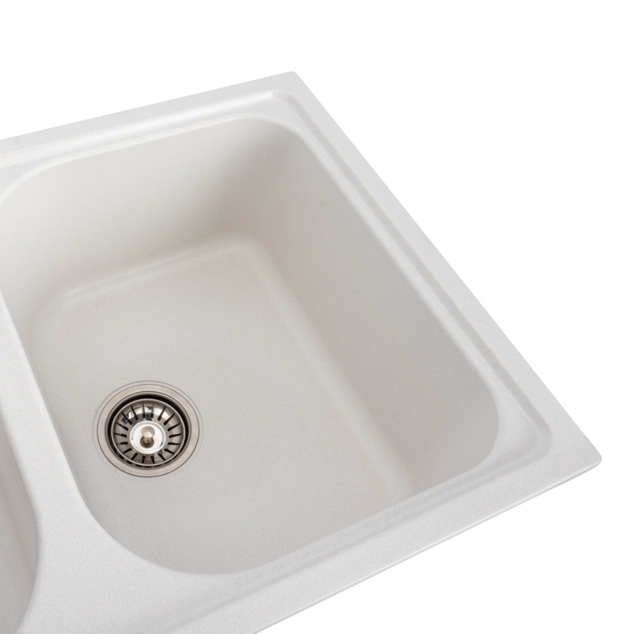 Chiuveta de bucătărie Elefant Premium Equatoria, Alb, 785x490 mm - 3 | YEO