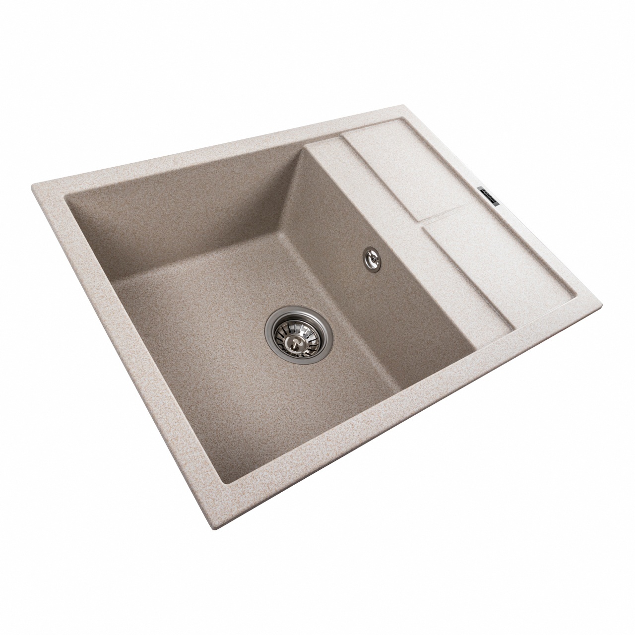 Chiuveta de bucatarie Elefant Premium Lotus Safari Bej, 650x500 mm - 2 | YEO