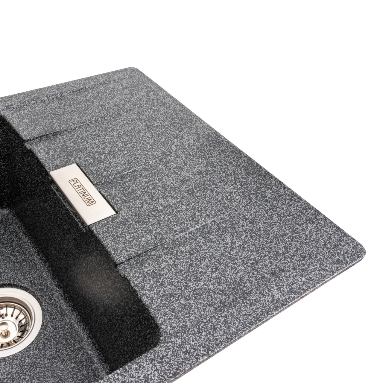 Chiuveta de bucatarie Elefant Premium Roma Grafit,775x500 mm - 3 | YEO