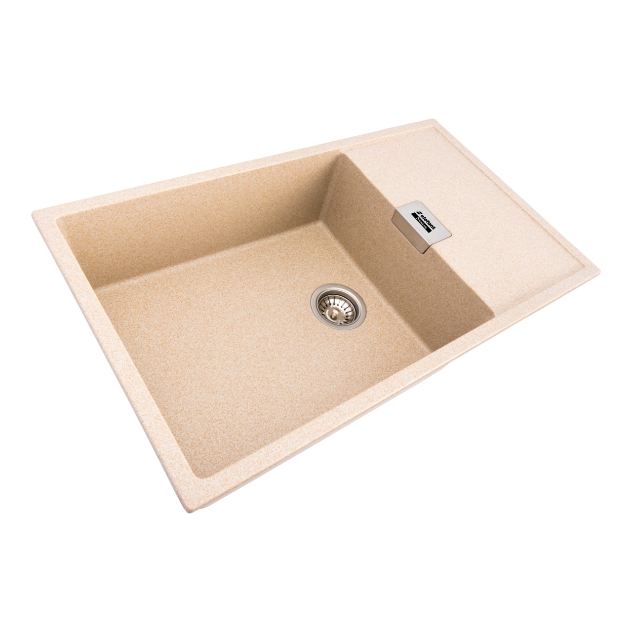 Chiuveta de bucatarie Elefant Premium Diamond Safari Bej , 856x500 mm - 2 | YEO