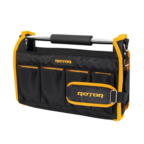 Geanta textila pentru scule 16" ROTOR R-TB0116 , 14 buzunare