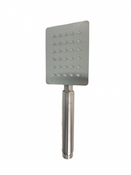 Para de dus dreptunghiulara MIXXUS SH-02, Otel inoxidabil, Dimensiune 100x80mm