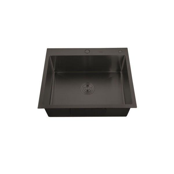 MIXXUS HM5843-215 NANO-BLACK (3.0/0.8) chiuveta bucatarie din inox