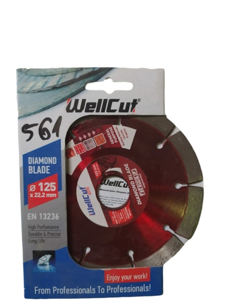 WELLCUT PROFI 125 MM*10 MM*22.23 MM SEGMENTED