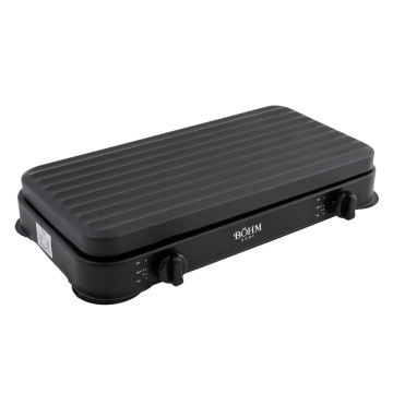 Aragaz cu doua ochiuri negru 4.4 kW, 55 x 32 cm BÖHM HOME BG-M-002-B - Img 4
