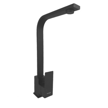Baterie bucatarie MIXXUS KUB-011 BLACK din otel inoxidabil, Monocomanda, Racorduri incluse - Img 3