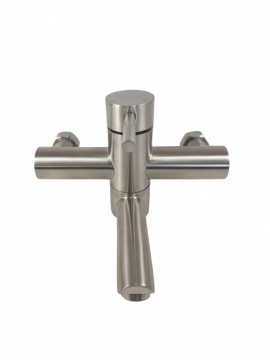 Baterie cada MIXXUS SUS-009 din otel inoxidabil, Monocomanda, Lungime furtun 150 cm - Img 3