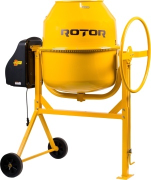 Betonieră 230L cu motor acoperit ROTOR RB230 1200 W, 29.5 rpm - Img 3