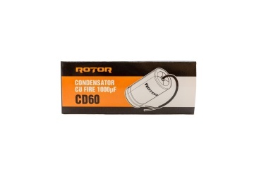 CD60 Condensator cu fire 1000µF 50x100 mm 330V ROTOR - Img 2