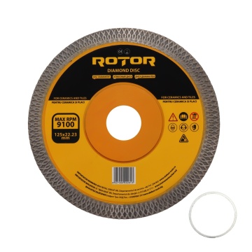 Disc diamantat pentru ceramica ultra subtire ROTOR 125*22,23 - Img 1