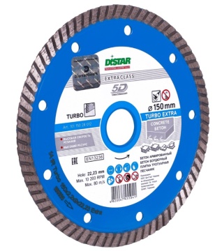 Disc Diamantat Turbo pentru Beton 125X2,2X10X22,23 - Img 2