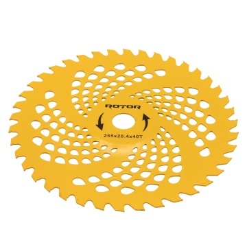 Disc motocoasă Premium 40T ondulat (tip oală) cu VIDIA 255×25,4×1,5 mm ROTOR - Img 3