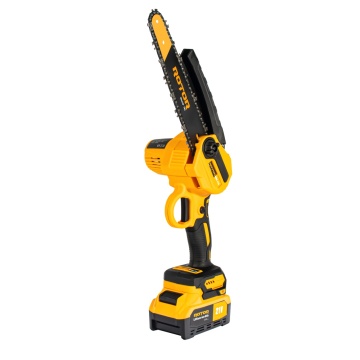 Mini fierastrau de mana cu acumulator RMC218, lama de 24cm, 2 acumulatori, 2 lanturi, sistem de ungere lant, 21V/4Ah, geanta de transport - Img 3