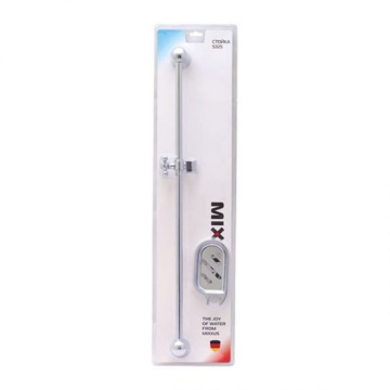 MIXXUS S325 suport de dus reglabil din silumin, plastic si inox - Img 2
