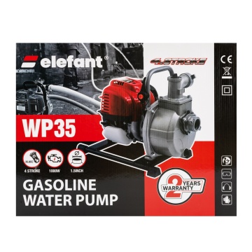 Motopompă pe benzină ELEFANT WP35 – 1.5", motor 4 timpi, 1000W, 8-10 m³/h, pornire la demaror - Img 10