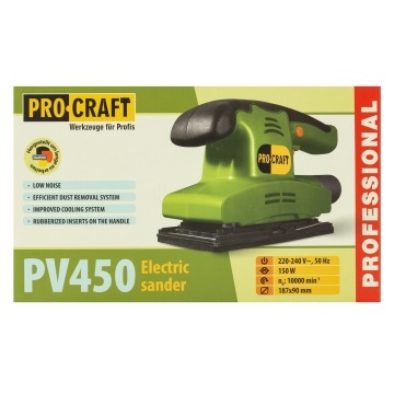 ProCraft PV450, Masina de slefuit vibranta , produsul contine taxa timbru verde 2.5 Ron, 1.41 kg - Img 6