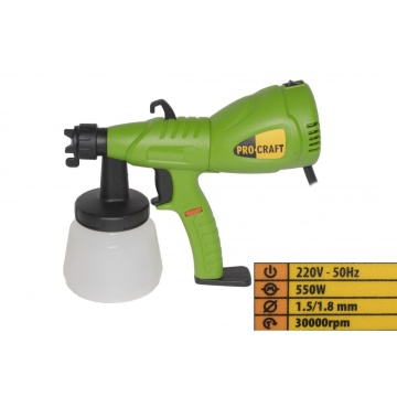 PSE550 pistol de vopsit PROCRAFT, produsul contine taxa timbru verde 2.5 Ron, 2.75 kg - Img 3