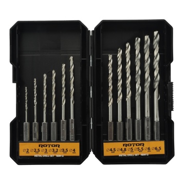 Set burghie metal, HEX, 12 piese ROTOR RBM12 - Img 1