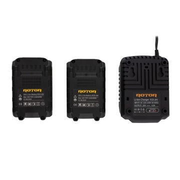 Set incarcator 20V cu acumulator 20V/2Ah RCB-20V ROTOR - Img 3