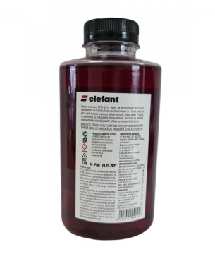 Ulei 0.5L, rosu amestec, motoare 2T, 30 ml/l, Elefant - Img 2