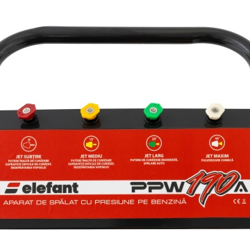 Aparat de spalat cu presiune pe benzina ELEFANT PPW190A, 6,5 CP, 10 L/min, 3600 rot/min Motor termic - Img 12