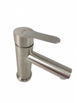 Baterie lavoar MIXXUS PAX-001 din otel inoxidabil, Monocomanda, Racorduri incluse - Img 2