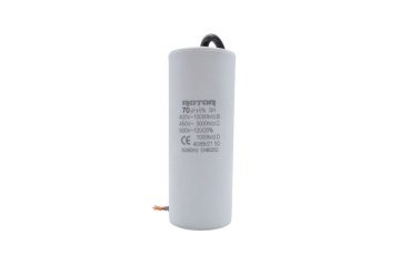 CBB60 Condensator cu fire 70µF 45x95 mm 450V ROTOR