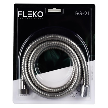 Furtun de dus flexibil din otel inoxidabil, Lungime 150cm FLEKO RG-21-A