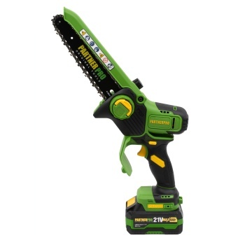 Mini Fierăstrău cu Lanț și Acumulator PPBS-84 PARTNERPRO, Brushless, 21V / 4Ah, Indicator sarcină - Img 2