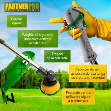 Motocoasa benzina PartnerPro PPA-56, 2T, 5.8 CP, 10000 rpm - Img 5