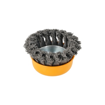 Perie de sarma tip cupa cu noduri rasucite ROTOR 75mm M14 - Img 2