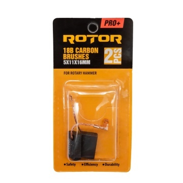 Perii de carbune ROTOR 18B pentru rotopercutor, 5 x 11 x 16 mm, set 2 bucati - Img 3