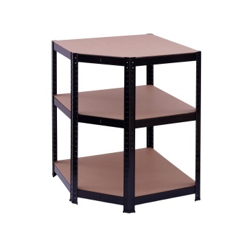 Raft de colț negru 70x45x150 cm pentru depozitare ROTOR - Img 4