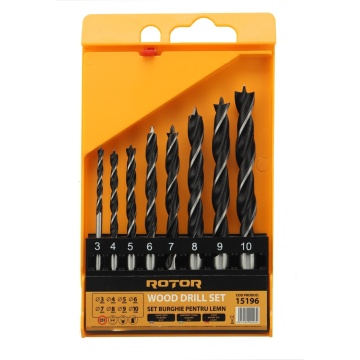 Set burghie pentru lemn, 8 piese ROTOR RBW8 - Img 1