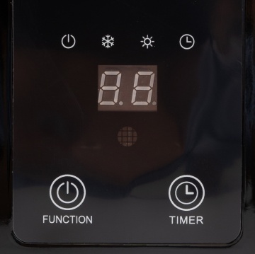 Aeroterma de perete cu display si telecomanda BÖHM BH2000BL, 20–25 m², 1000W-2000W - Img 5