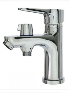 Baterie lavoar FLEKO FZ069-401, Monocomanda, cartus ceramic 40mm, Racorduri incluse - Img 4
