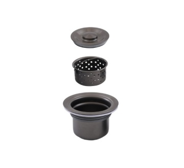 Chiuveta bucatarie BÖHM BH7849RBA, inox alimentar SUS304, 780 x 490 x 220 mm, finisaj Negru, picurator stanga, sifon inclus - Img 3
