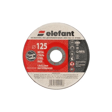 disc abraziv pentru metalinox ELEFANT 125*1,6*22,23
