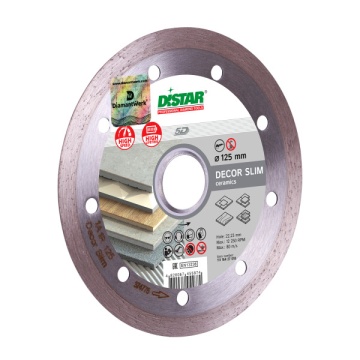Disc diamantat Distar Decor Slim ceramica/flex 125mm Ucraina Profesional - Img 2