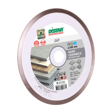 Disc diamantat Distar Hard Ceramics, 200 mm, 250 mm toate place ceramice, Ucraina Profesional - Img 4