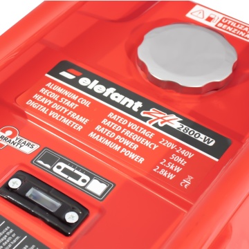 Generator pe benzină ZH3500-2 ELEFANT, Ieșire curent 2,8 kW, 7 CP, siguranță de pornire, indicator de benzină - Img 4